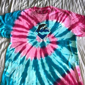 Pink Dolphin Tie Dye Shirt